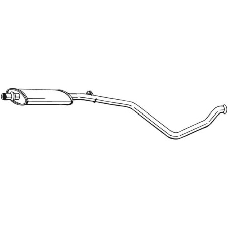 Stredný tlmič výfuku BOSAL 282-795