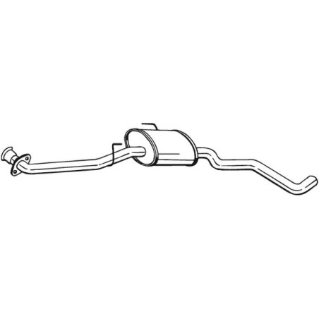 Stredný tlmič výfuku BOSAL 283-205