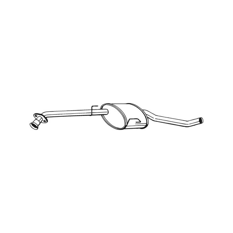 Stredný tlmič výfuku BOSAL 283-751