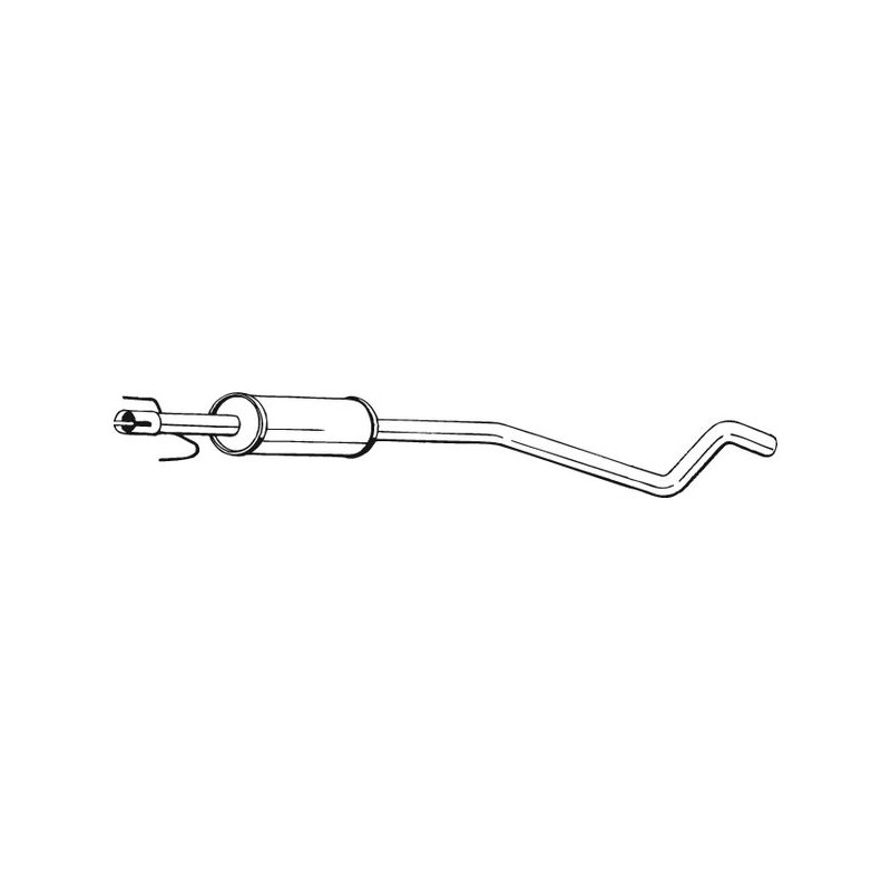 Stredný tlmič výfuku BOSAL 284-317