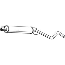 Stredný tlmič výfuku BOSAL 284-735
