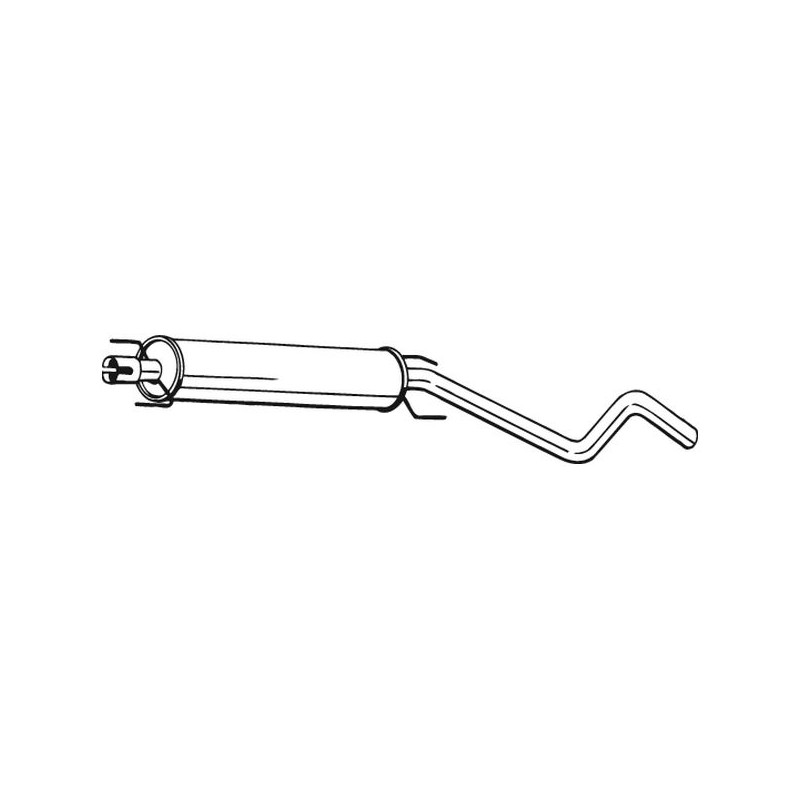 Stredný tlmič výfuku BOSAL 284-735