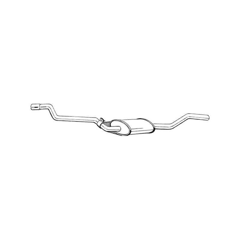 Stredný tlmič výfuku BOSAL 285-067
