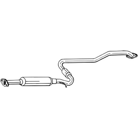 Stredný tlmič výfuku BOSAL 286-133