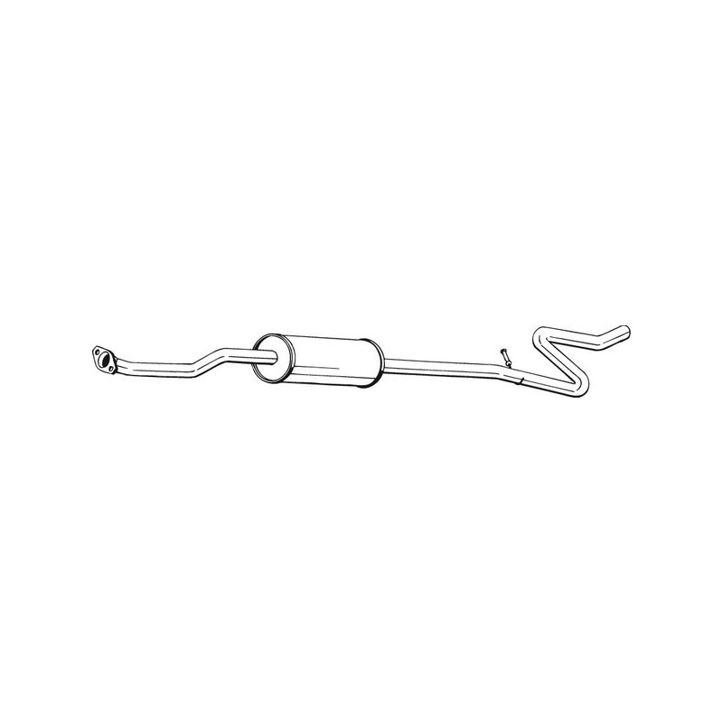 Stredný tlmič výfuku BOSAL 287-089