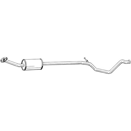 Stredný tlmič výfuku BOSAL 288-103