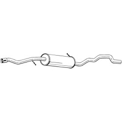 Stredný tlmič výfuku BOSAL 288-305