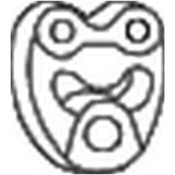 Gumový popruhBOSAL 255-123