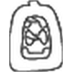 Gumový popruhBOSAL 255-883