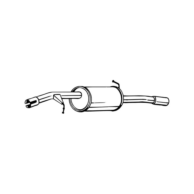 Koncový tlmič výfuku BOSAL 135-123