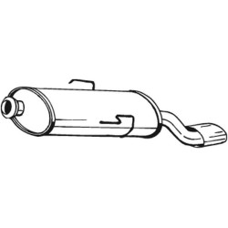 Koncový tlmič výfuku BOSAL 135-215