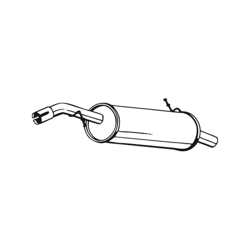 Koncový tlmič výfuku BOSAL 135-601