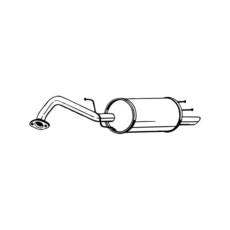 Koncový tlmič výfuku BOSAL 141-009