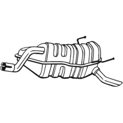 Koncový tlmič výfuku BOSAL 148-359