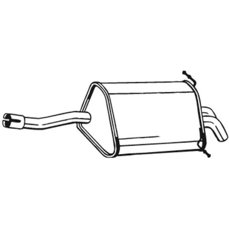 Koncový tlmič výfuku BOSAL 175-035