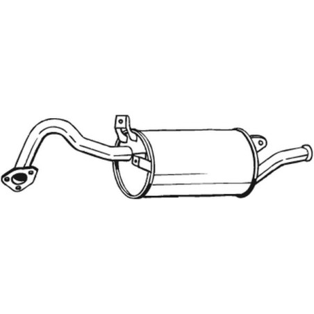 Koncový tlmič výfuku BOSAL 177-159