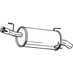Koncový tlmič výfuku BOSAL 185-975