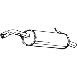 Koncový tlmič výfuku BOSAL 190-063