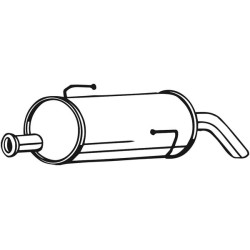 Koncový tlmič výfuku BOSAL 190-137