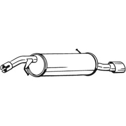Koncový tlmič výfuku BOSAL 190-183