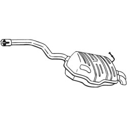 Koncový tlmič výfuku BOSAL 220-469