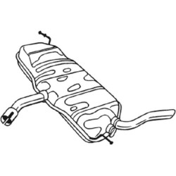 Koncový tlmič výfuku BOSAL 227-031