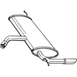 Koncový tlmič výfuku BOSAL 227-039
