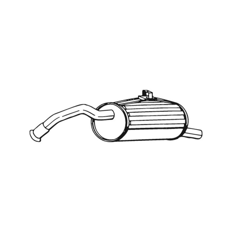 Koncový tlmič výfuku BOSAL 228-205