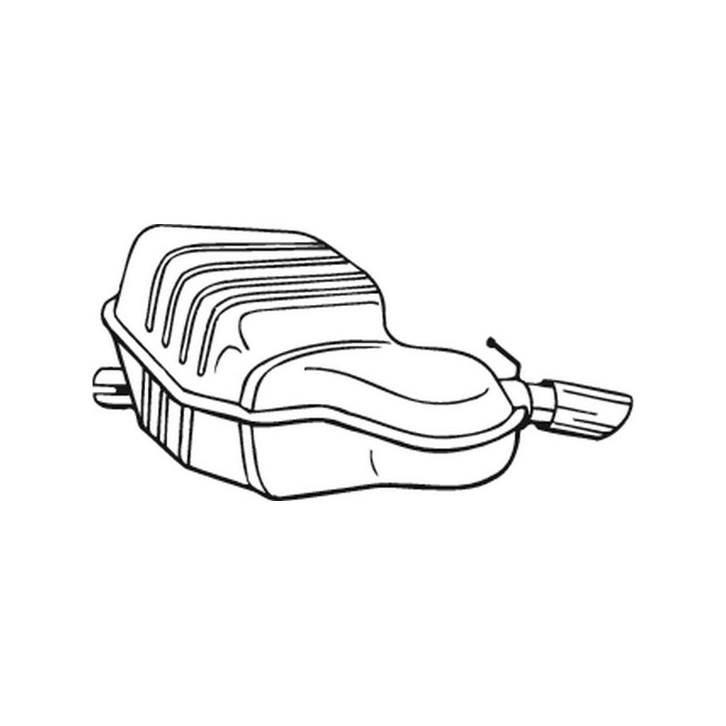Koncový tlmič výfuku BOSAL 235-149