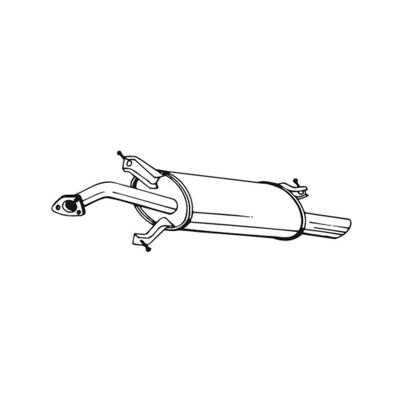 Koncový tlmič výfuku BOSAL 235-165