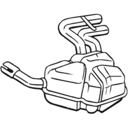 Koncový tlmič výfuku BOSAL 247-041
