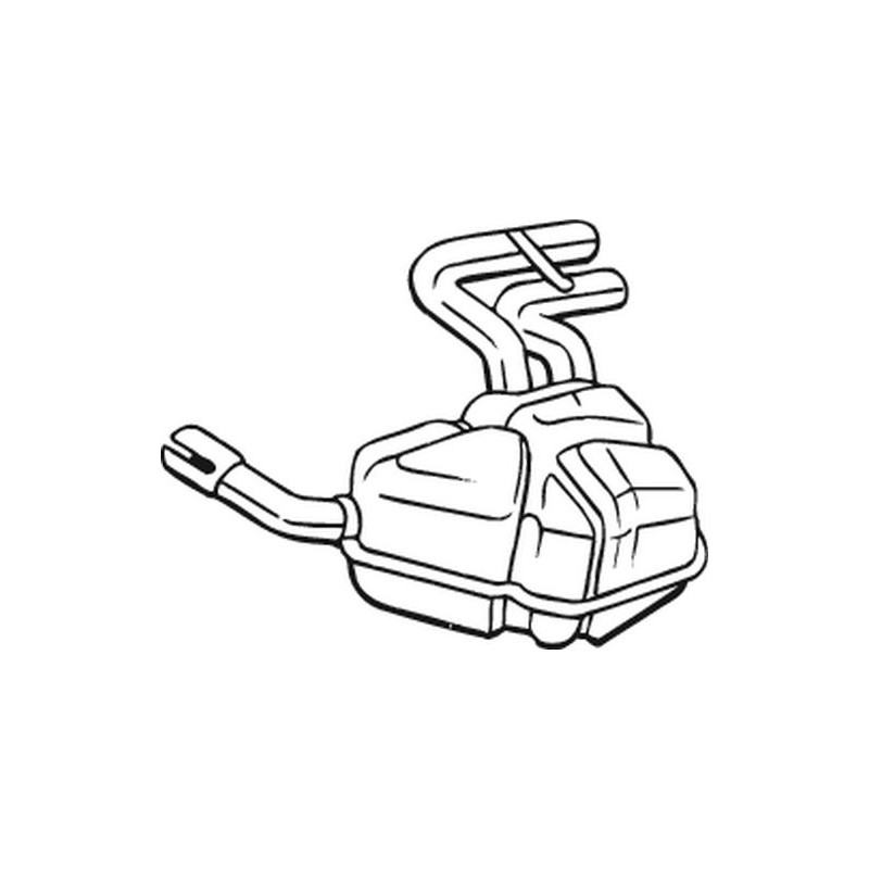 Koncový tlmič výfuku BOSAL 247-041