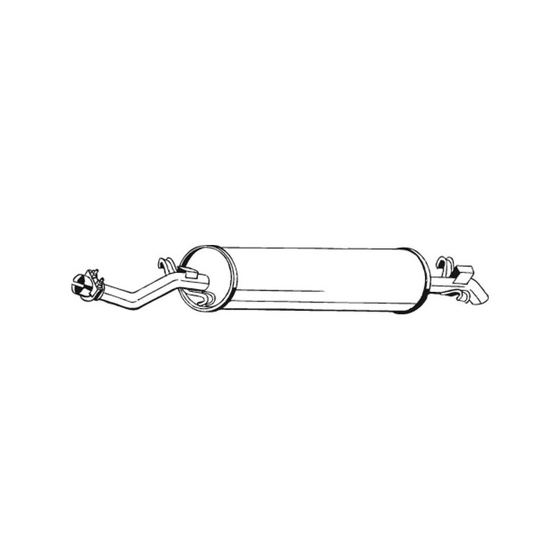 Koncový tlmič výfuku BOSAL 278-093