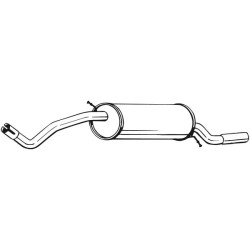Koncový tlmič výfuku BOSAL 278-801