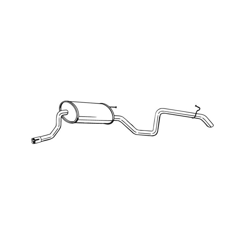 Koncový tlmič výfuku BOSAL 280-277