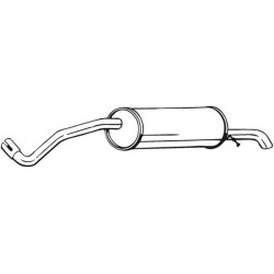 Koncový tlmič výfuku BOSAL 281-897
