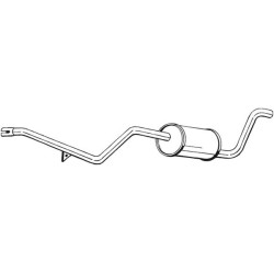 Koncový tlmič výfuku BOSAL 282-231