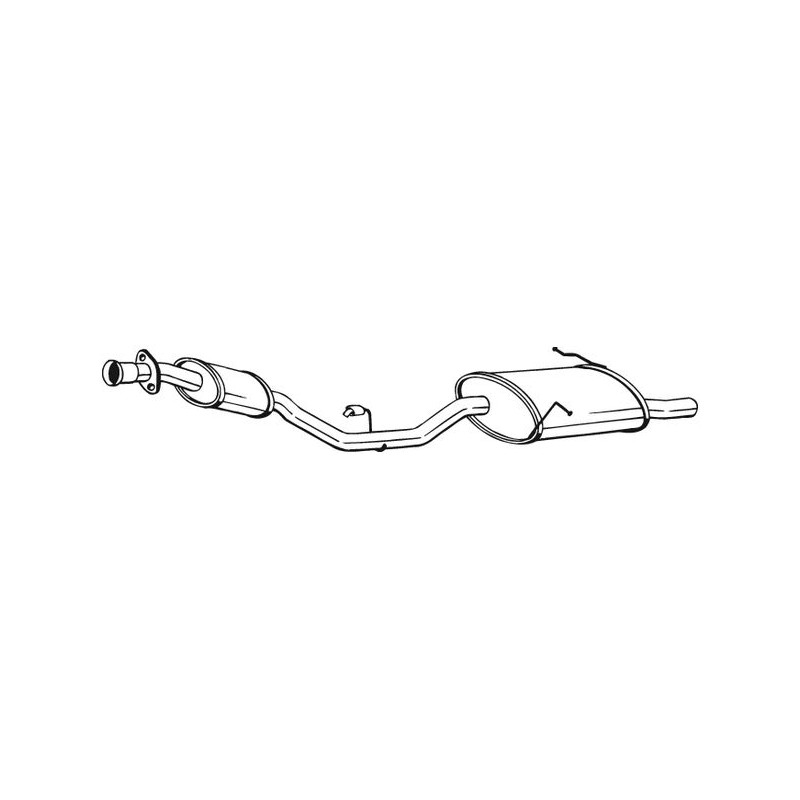 Koncový tlmič výfuku BOSAL 283-171
