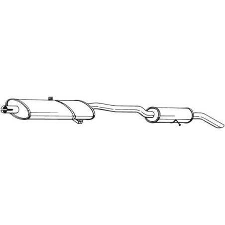Koncový tlmič výfuku BOSAL 286-147