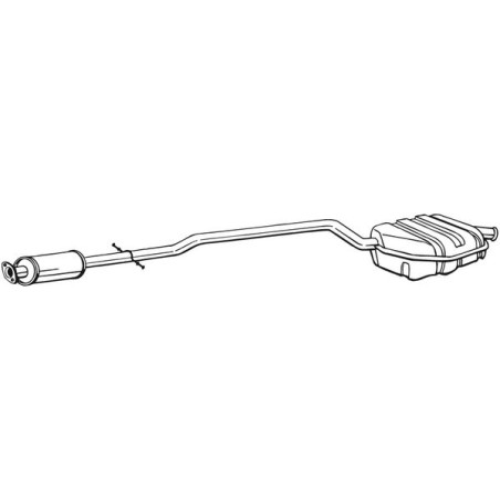 Koncový tlmič výfuku BOSAL 290-159