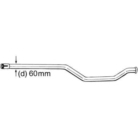 Opravné potrubie pre Katalyzátor BOSAL 889-007