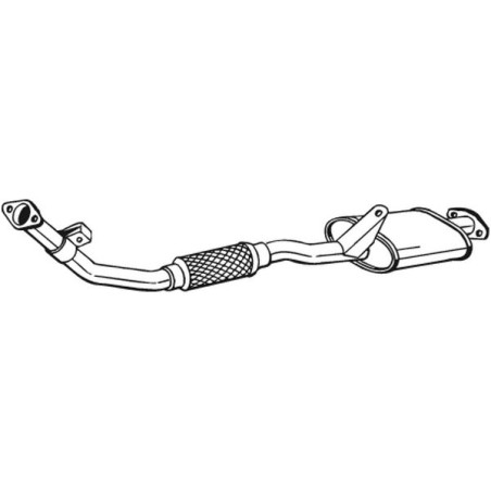 Predný tlmič výfuku BOSAL 278-831