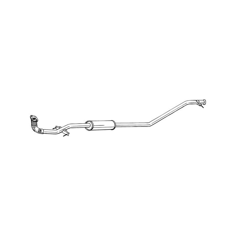 Predný tlmič výfuku BOSAL 290-091