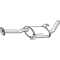 Stredný tlmič výfuku BOSAL 145-185