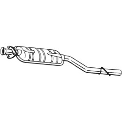 Stredný tlmič výfuku BOSAL 175-023