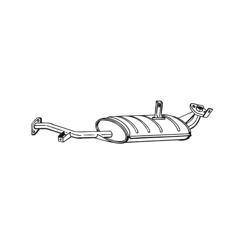 Stredný tlmič výfuku BOSAL 219-109