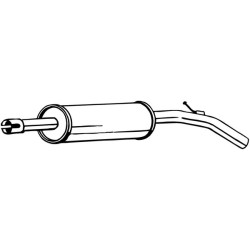Stredný tlmič výfuku BOSAL 233-495