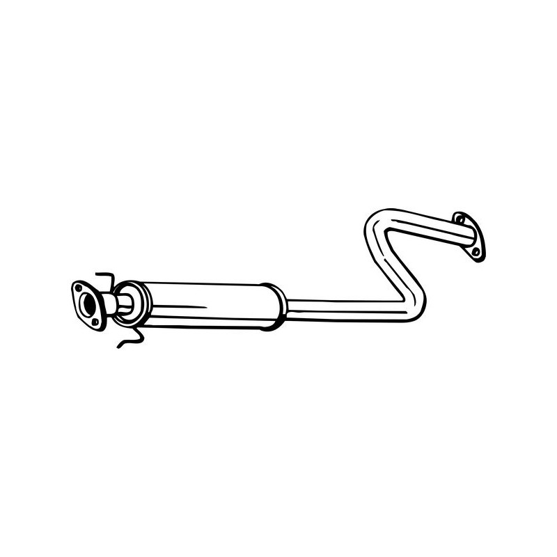 Stredný tlmič výfuku BOSAL 278-111