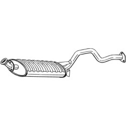 Stredný tlmič výfuku BOSAL 278-557