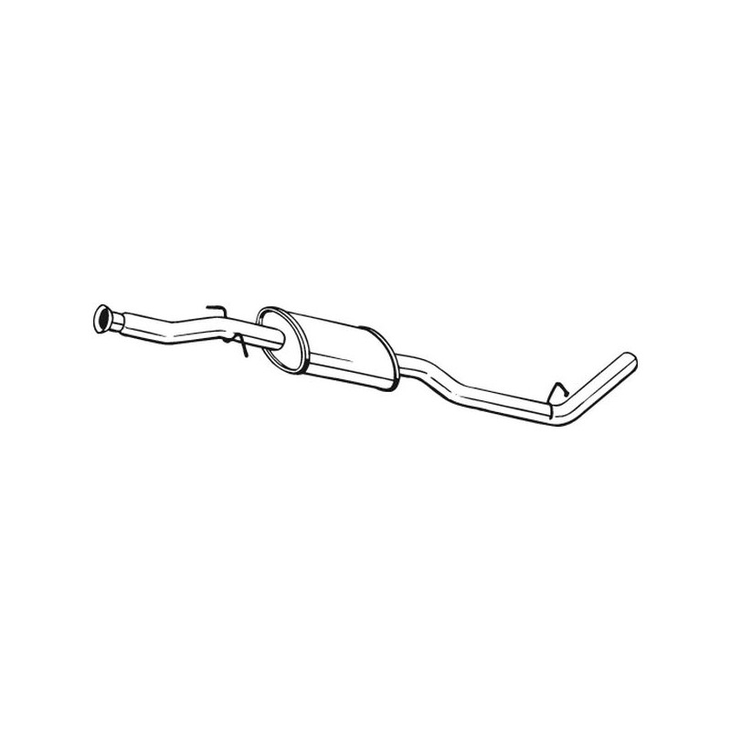 Stredný tlmič výfuku BOSAL 279-701